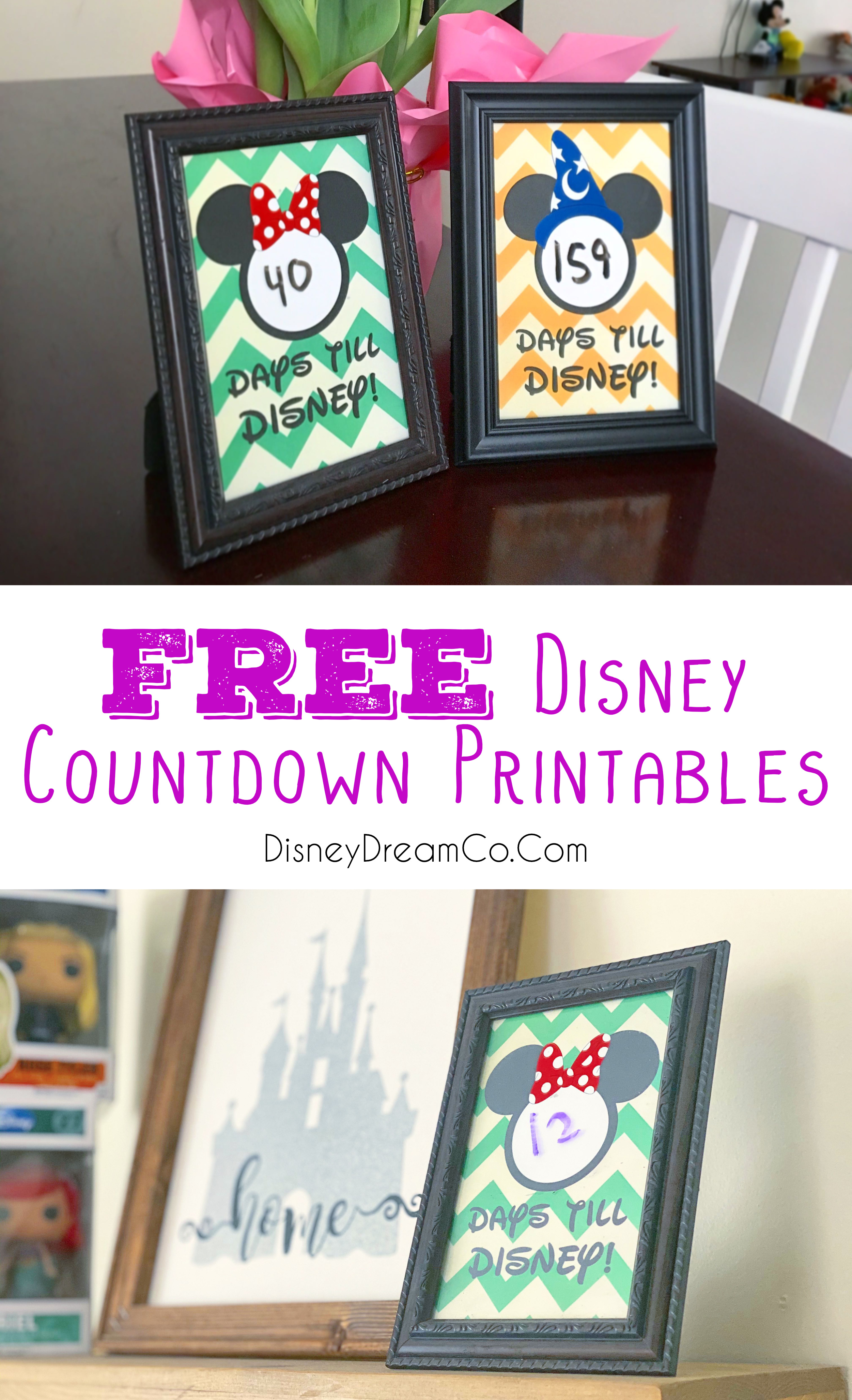 Free Disney Countdown Printables! - Disney Dream Co